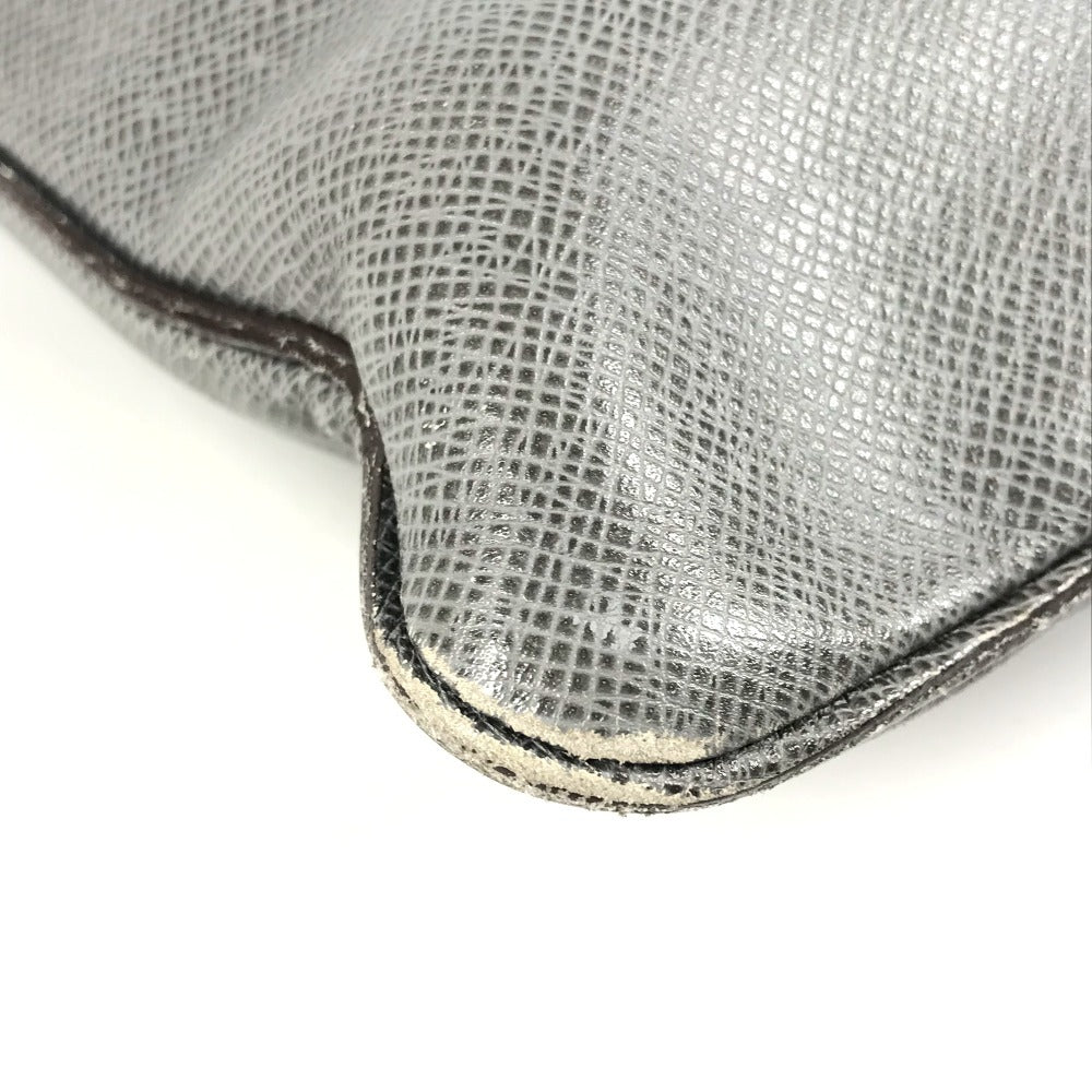 LOUIS VUITTON M32630 タイガ サシャ カバン 斜め掛け ポシェット ショルダーバッグ タイガレザー メンズ グラシエ グレー