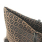 FENDI 8BH025 vintage Zucchino Logo Bag Tote Bag shawl Shoulder Bag Leather/Canvas Brown Used