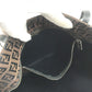FENDI 8BH025 vintage Zucchino Logo Bag Tote Bag shawl Shoulder Bag Leather/Canvas Brown Used