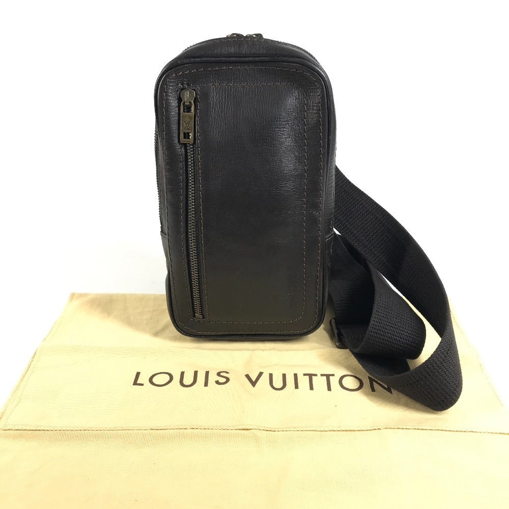 LOUIS VUITTON M92535 Utah Sui Bags, Belt Bags, Waist Pouches body bag Utah leather Cafe Brown Used
