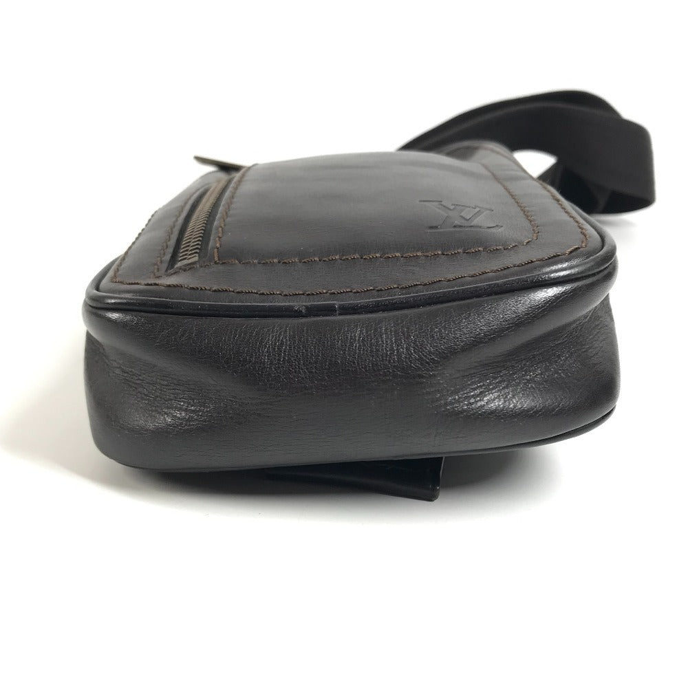 LOUIS VUITTON M92535 Utah Sui Bags, Belt Bags, Waist Pouches body bag Utah leather Cafe Brown Used