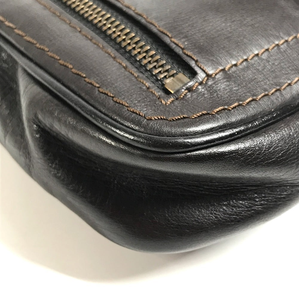 LOUIS VUITTON M92535 Utah Sui Bags, Belt Bags, Waist Pouches body bag Utah leather Cafe Brown Used