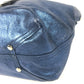 TIFFANY&Co. metallic Logo pouch included Bag Tote Bag Hand Bag Leather blue Used