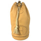 HERMES H-punched logo drawstring bag lunch bag shawl Shoulder Bag Taurillon Clemence Yellow Beige Based Used