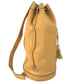 HERMES H-punched logo drawstring bag lunch bag shawl Shoulder Bag Taurillon Clemence Yellow Beige Based Used