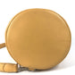 HERMES H-punched logo drawstring bag lunch bag shawl Shoulder Bag Taurillon Clemence Yellow Beige Based Used