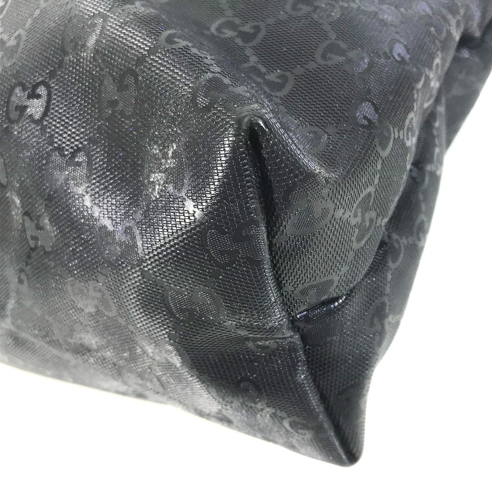 GUCCI 211137 GG IMPRIME logo Bag Shoulder Bag Tote Bag Shoulder Bag GG implementation / Leather Metallic blue Used