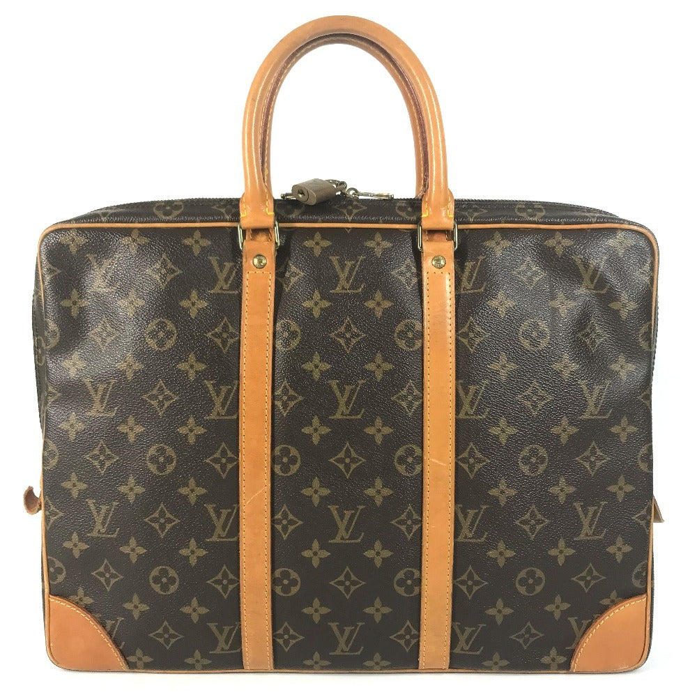 LOUIS VUITTON M40226 Monogram Porto Document Voyage PDV Briefcase, Handbag, Document Bag Business bag MonogramCanvas Brown Used