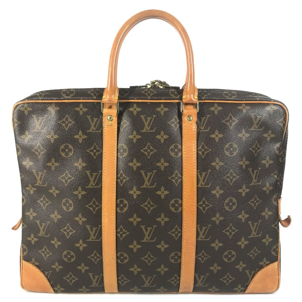 LOUIS VUITTON M40226 Monogram Porto Document Voyage PDV Briefcase, Handbag, Document Bag Business bag MonogramCanvas Brown Used
