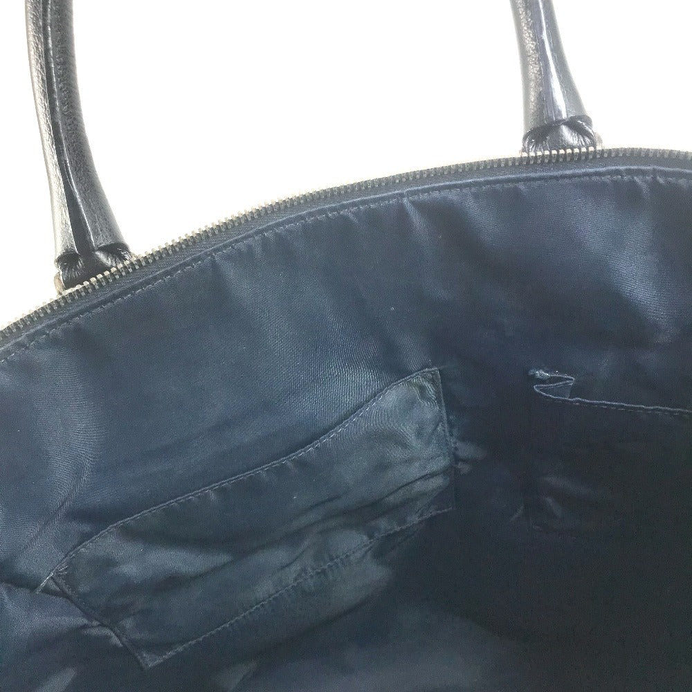 Dior Flight line Trotter Logo Denim Bag Tote Bag Shoulder Bag Hand Bag Leather/Canvas blue/Orange Used