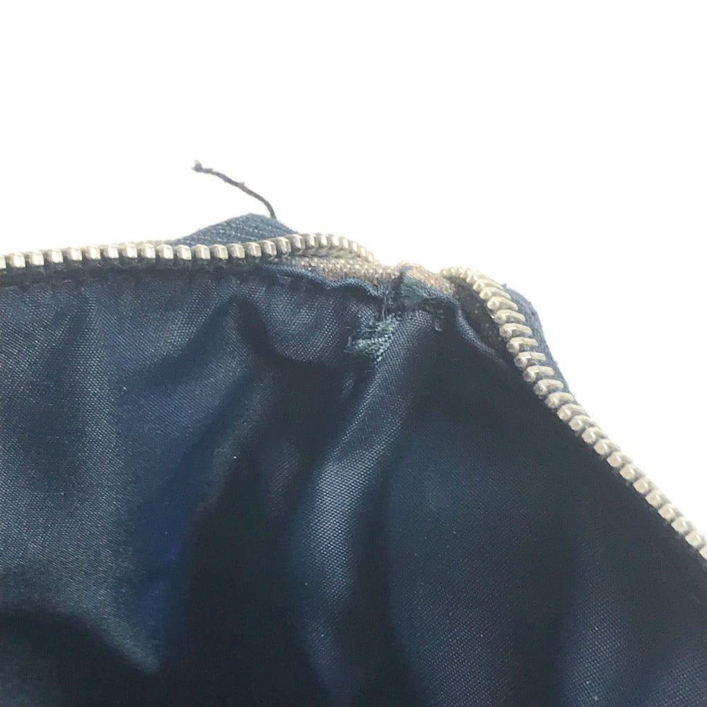 Dior Flight line Trotter Logo Denim Bag Tote Bag Shoulder Bag Hand Bag Leather/Canvas blue/Orange Used