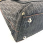 Dior Flight line Trotter Logo Denim Bag Tote Bag Shoulder Bag Hand Bag Leather/Canvas blue/Orange Used