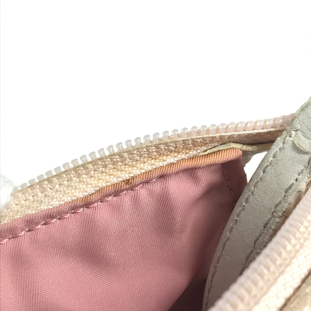 Dior Trotter logo Bag Crossbody Shoulder Bag Canvas/Leather pink/White Used