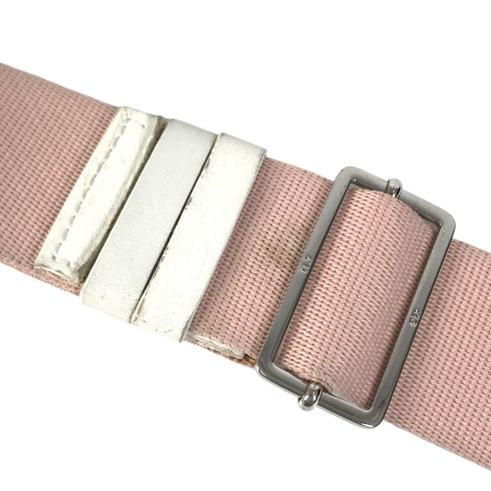 Dior Trotter logo Bag Crossbody Shoulder Bag Canvas/Leather pink/White Used