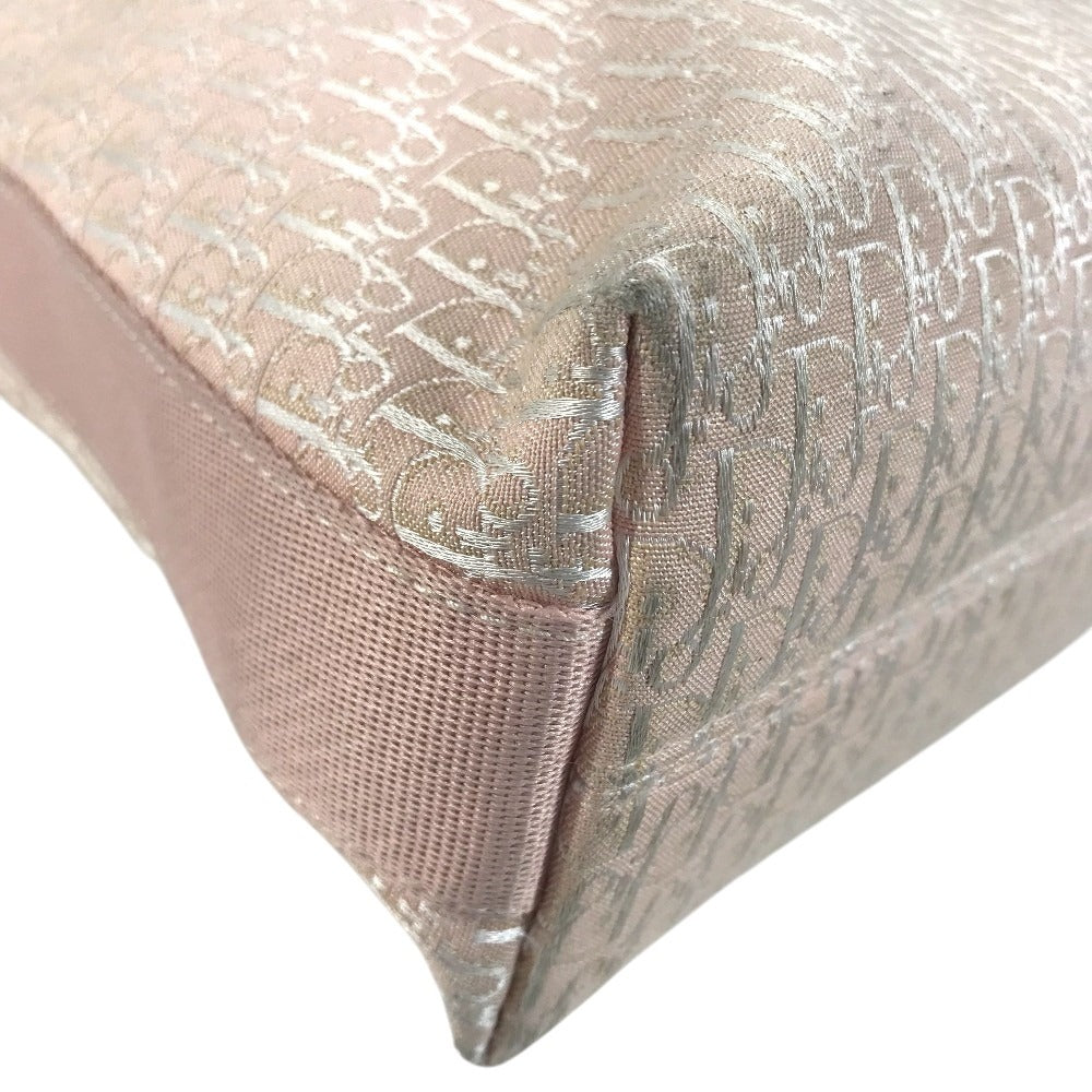 Dior Trotter logo Bag Crossbody Shoulder Bag Canvas/Leather pink/White Used