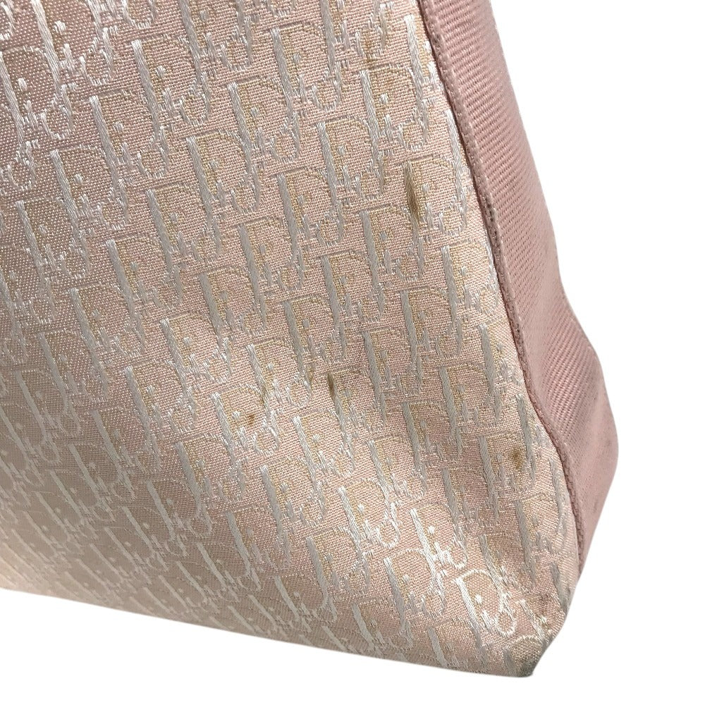 Dior Trotter logo Bag Crossbody Shoulder Bag Canvas/Leather pink/White Used