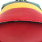 CELINE vintage Circle logo one-shoulder bucket bag bag shawl Shoulder Bag Leather Red x Green/Blue x yellow Used