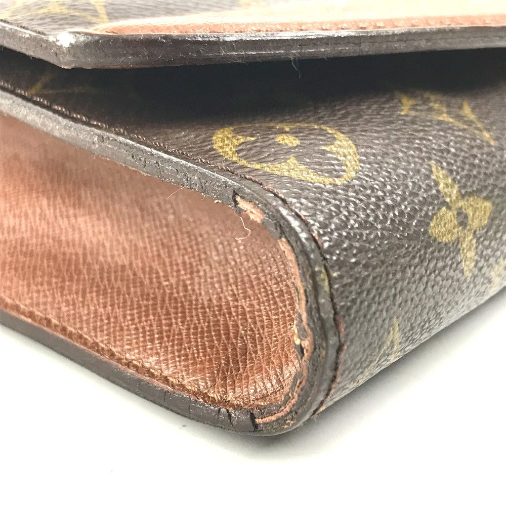 LOUIS VUITTON M51797 Monogram Bordeaux Clutch bag Vintage bag with flap Clutch bag MonogramCanvas Brown Used