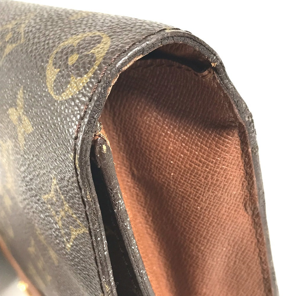 LOUIS VUITTON M51797 Monogram Bordeaux Clutch bag Vintage bag with flap Clutch bag MonogramCanvas Brown Used