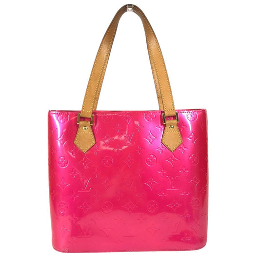 LOUIS VUITTON M91219 MonogramVernis Houston Bag Tote Bag Shoulder Bag Hand Bag MonogramVernisCanvas Fuchsia pink Used