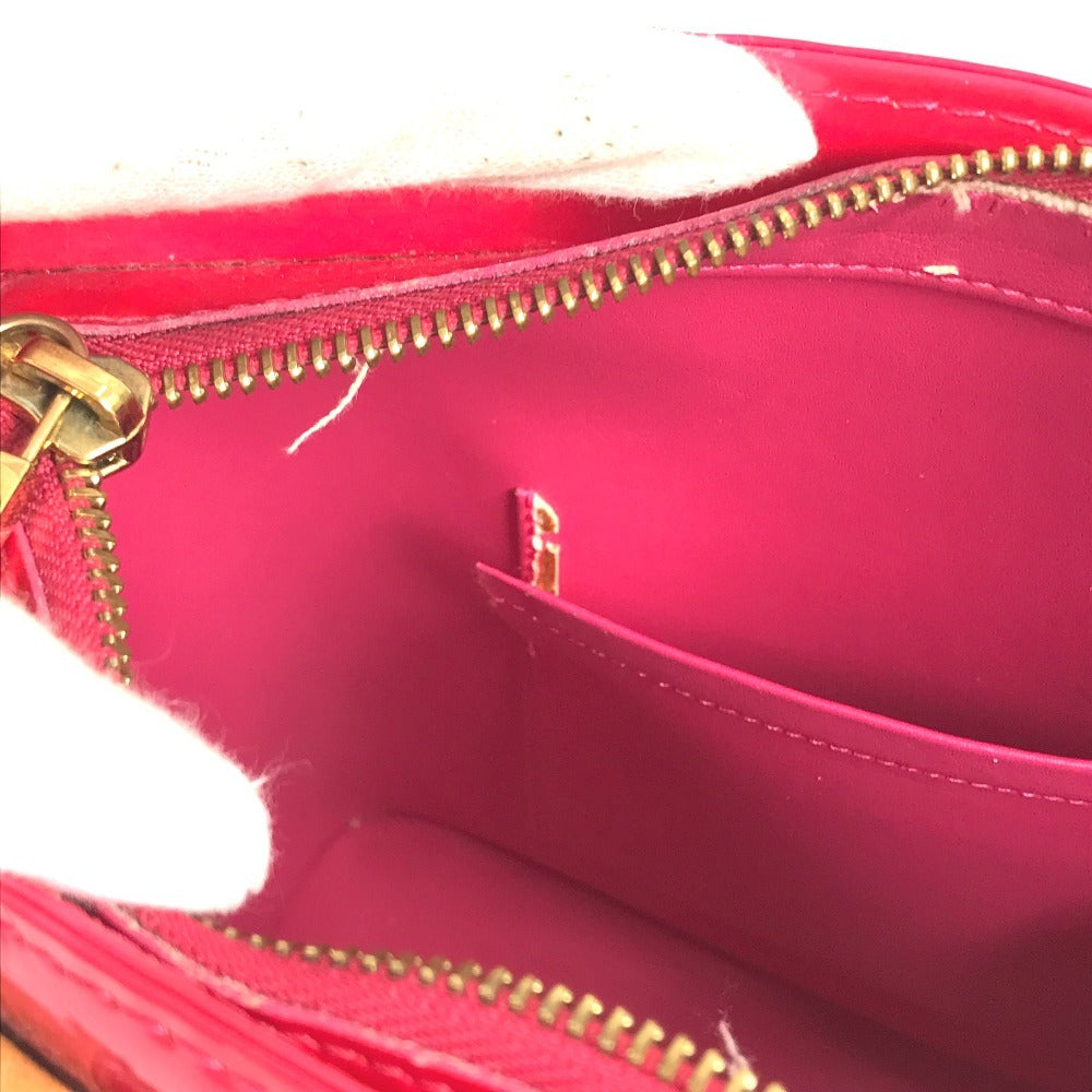 LOUIS VUITTON M91219 MonogramVernis Houston Bag Tote Bag Shoulder Bag Hand Bag MonogramVernisCanvas Fuchsia pink Used