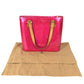 LOUIS VUITTON M91219 MonogramVernis Houston Bag Tote Bag Shoulder Bag Hand Bag MonogramVernisCanvas Fuchsia pink Used