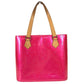 LOUIS VUITTON M91219 MonogramVernis Houston Bag Tote Bag Shoulder Bag Hand Bag MonogramVernisCanvas Fuchsia pink Used