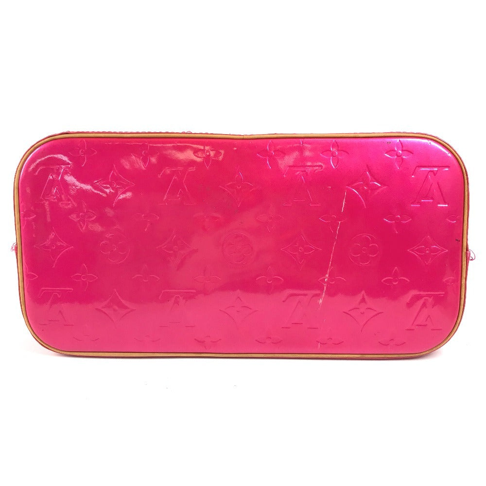 LOUIS VUITTON M91219 MonogramVernis Houston Bag Tote Bag Shoulder Bag Hand Bag MonogramVernisCanvas Fuchsia pink Used