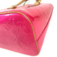 LOUIS VUITTON M91219 MonogramVernis Houston Bag Tote Bag Shoulder Bag Hand Bag MonogramVernisCanvas Fuchsia pink Used