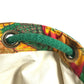 HERMES vintage Bird pattern Shoulder bag Drawstring bag Shoulder Bag cotton Green/yellow Used