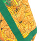 HERMES vintage Bird pattern Shoulder bag Drawstring bag Shoulder Bag cotton Green/yellow Used