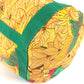 HERMES vintage Bird pattern Shoulder bag Drawstring bag Shoulder Bag cotton Green/yellow Used