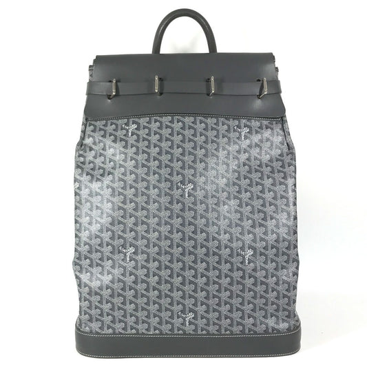 GOYARD Steamer Bag, Tote Bag, Handbag, Travel Bag Duffle Bag PVC/Leather gray Used