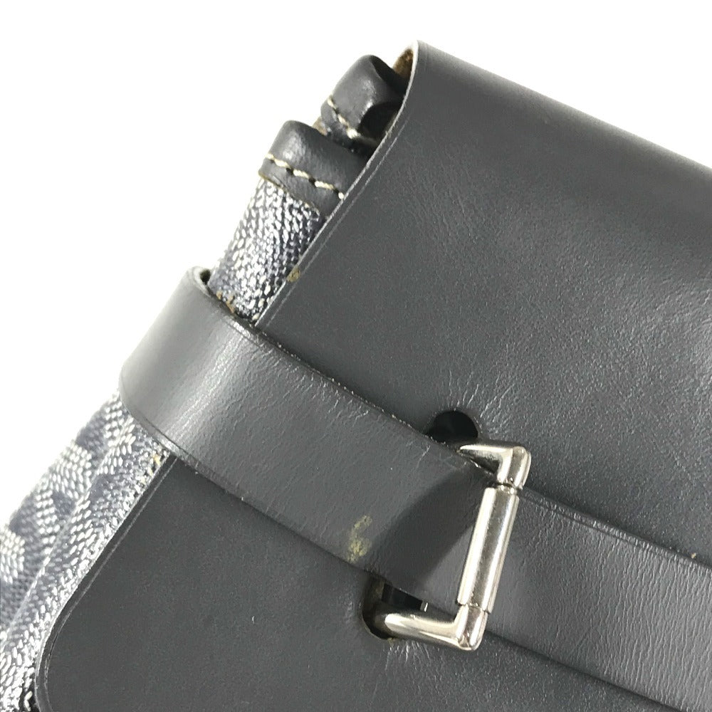 GOYARD Steamer Bag, Tote Bag, Handbag, Travel Bag Duffle Bag PVC/Leather gray Used