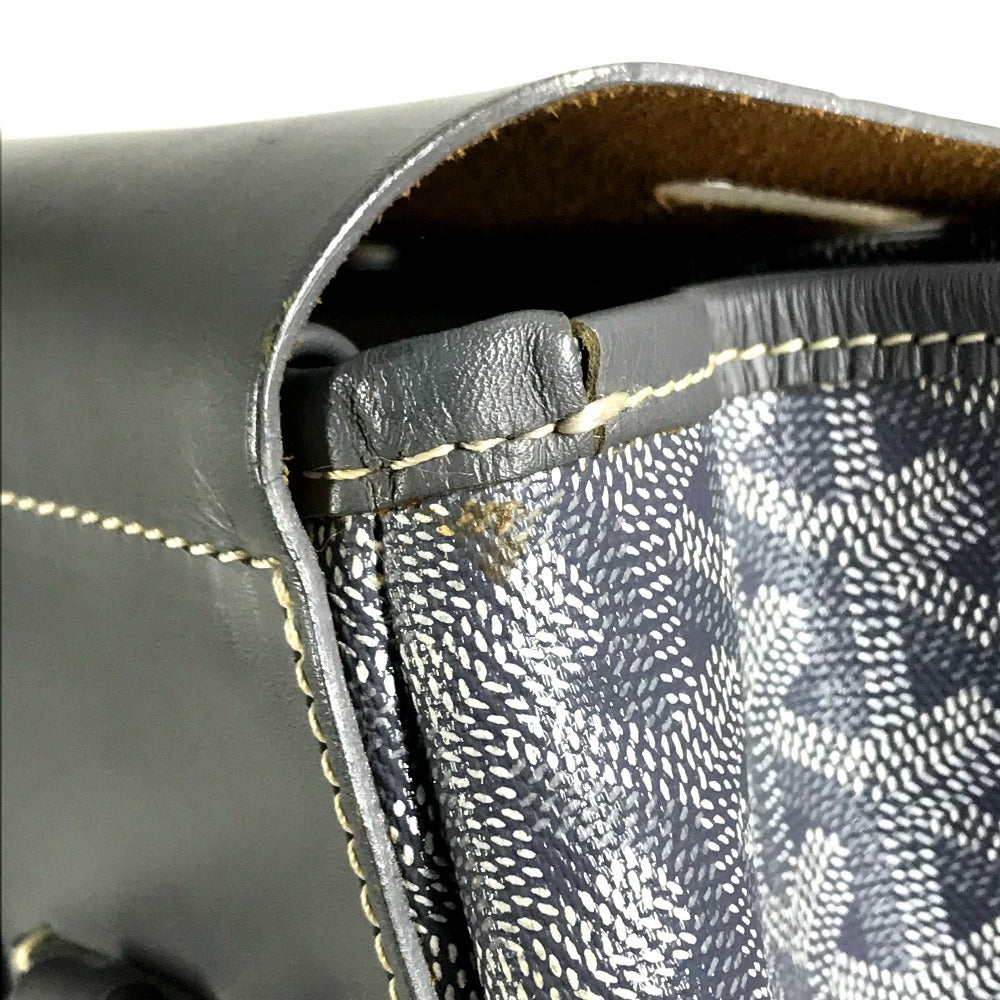 GOYARD Steamer Bag, Tote Bag, Handbag, Travel Bag Duffle Bag PVC/Leather gray Used