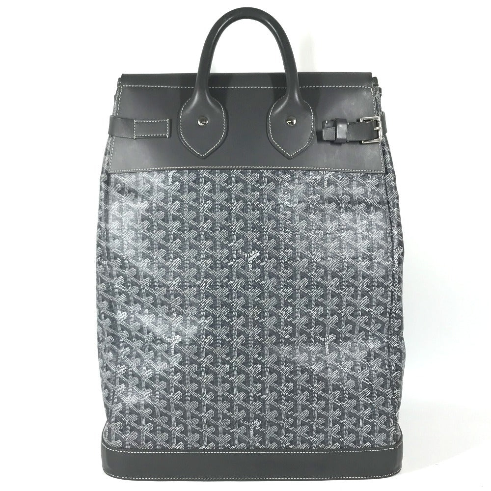 GOYARD Steamer Bag, Tote Bag, Handbag, Travel Bag Duffle Bag PVC/Leather gray Used