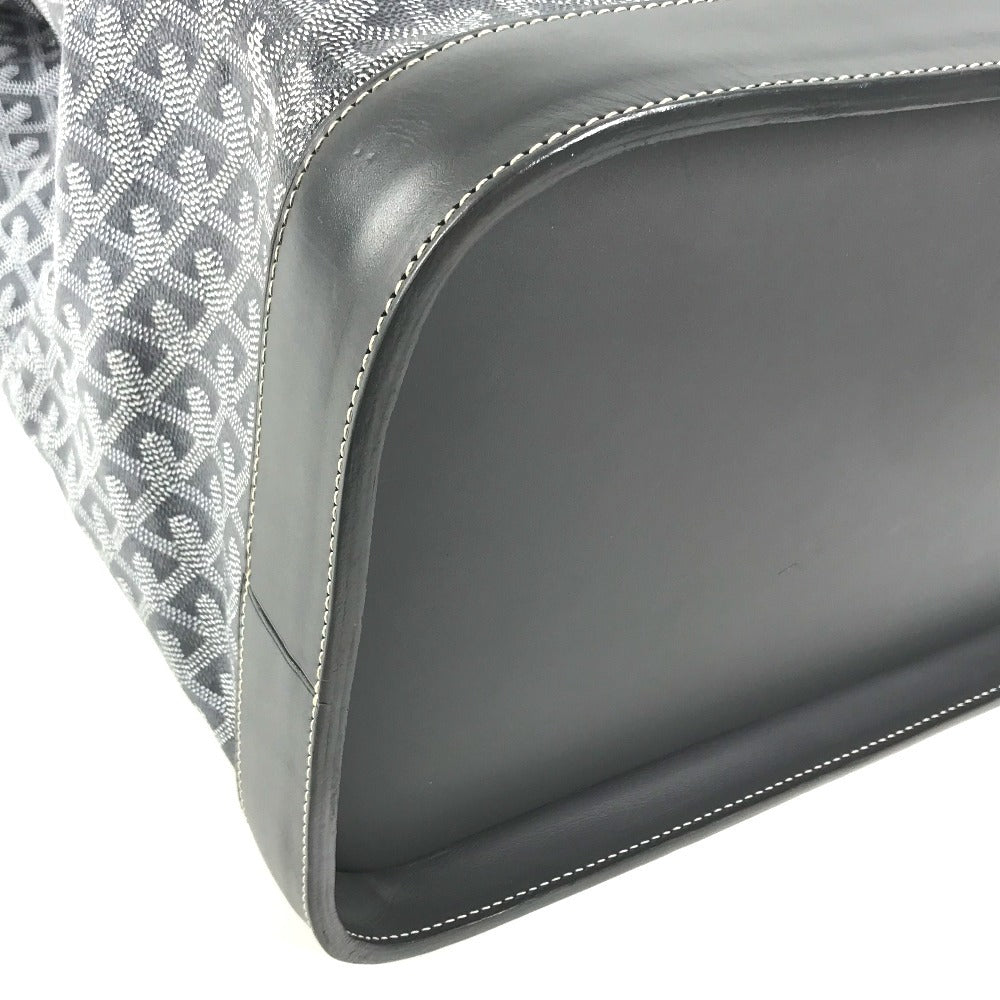 GOYARD Steamer Bag, Tote Bag, Handbag, Travel Bag Duffle Bag PVC/Leather gray Used