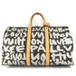 LOUIS VUITTON M92197 Monogram Graffiti Keepall50 Keepall 50 Duffle Bag Bag Travel Bag Travel Bag Duffle Bag MonogramCanvas White/Brown Used