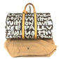 LOUIS VUITTON M92197 Monogram Graffiti Keepall50 Keepall 50 Duffle Bag Bag Travel Bag Travel Bag Duffle Bag MonogramCanvas White/Brown Used