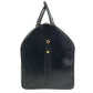 VERSACE vintage Sunburst logo 2-Way Bag: Shoulder Bag, Crossbody Bag, Duffle Bag Hand Bag Leather Black/Gold Used