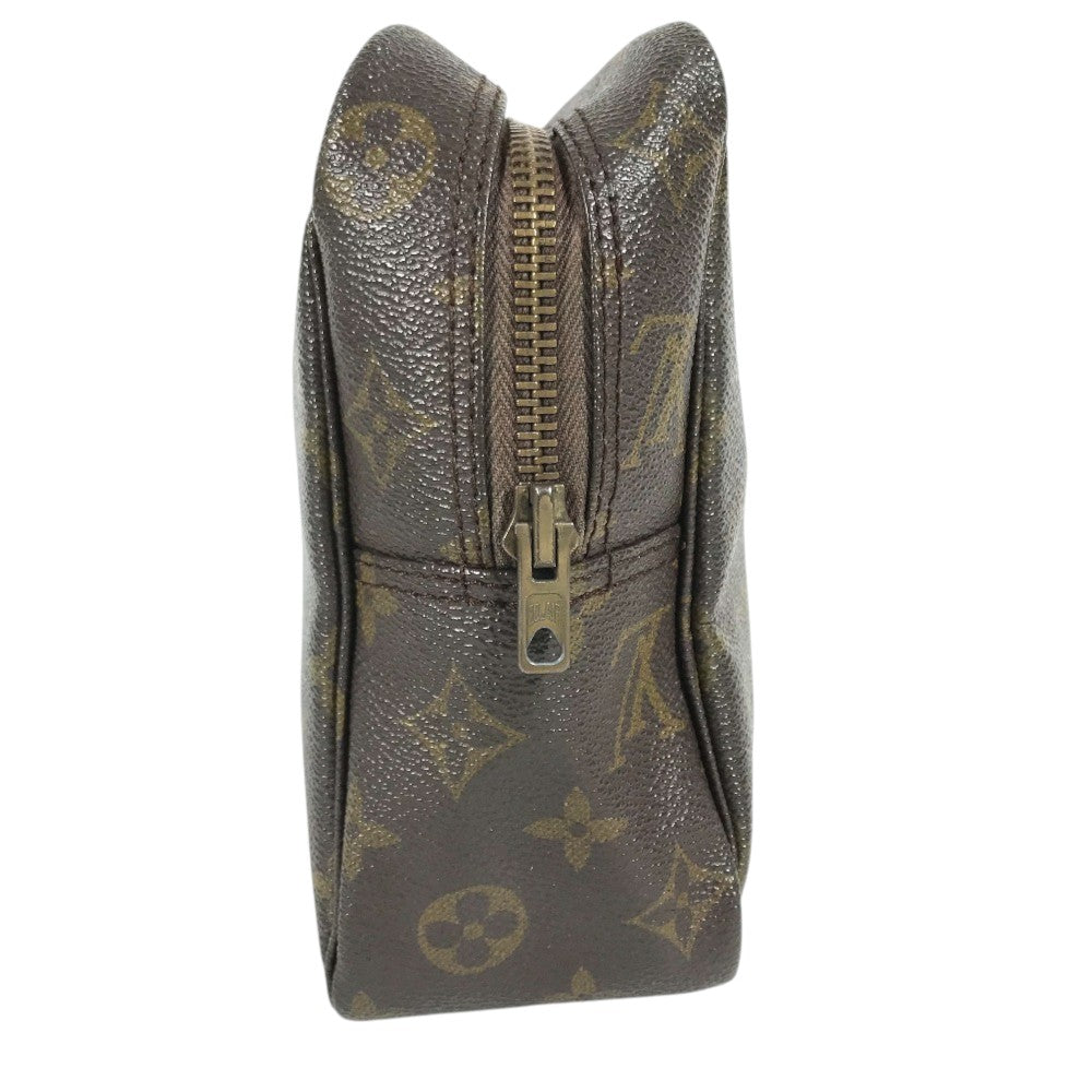 LOUIS VUITTON M47522 Monogram Trousse Toilette 28 Trousse Toilette 28 Cosmetics Pouch Clutch Bag Cosmetics Pouch MonogramCanvas Brown Used
