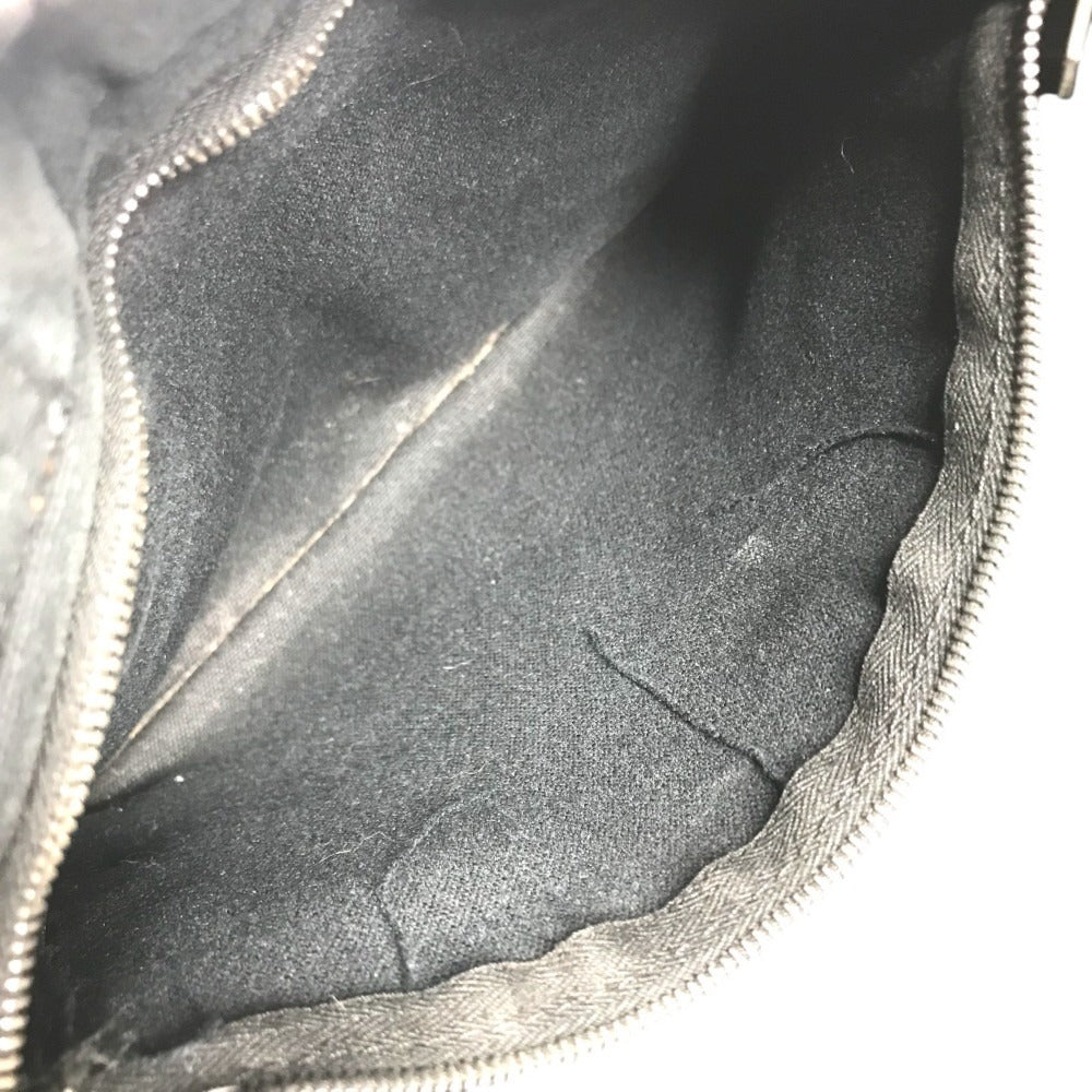 HERMES Fourre ToutPM Fourre Tout PM Tote Bag Hand Bag cotton Black/gray Used