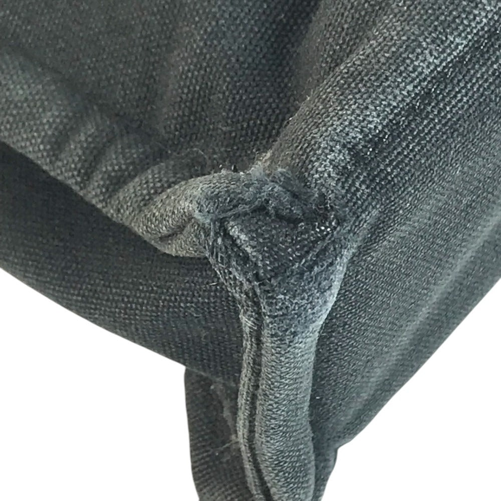 HERMES Fourre ToutPM Fourre Tout PM Tote Bag Hand Bag cotton Black/gray Used