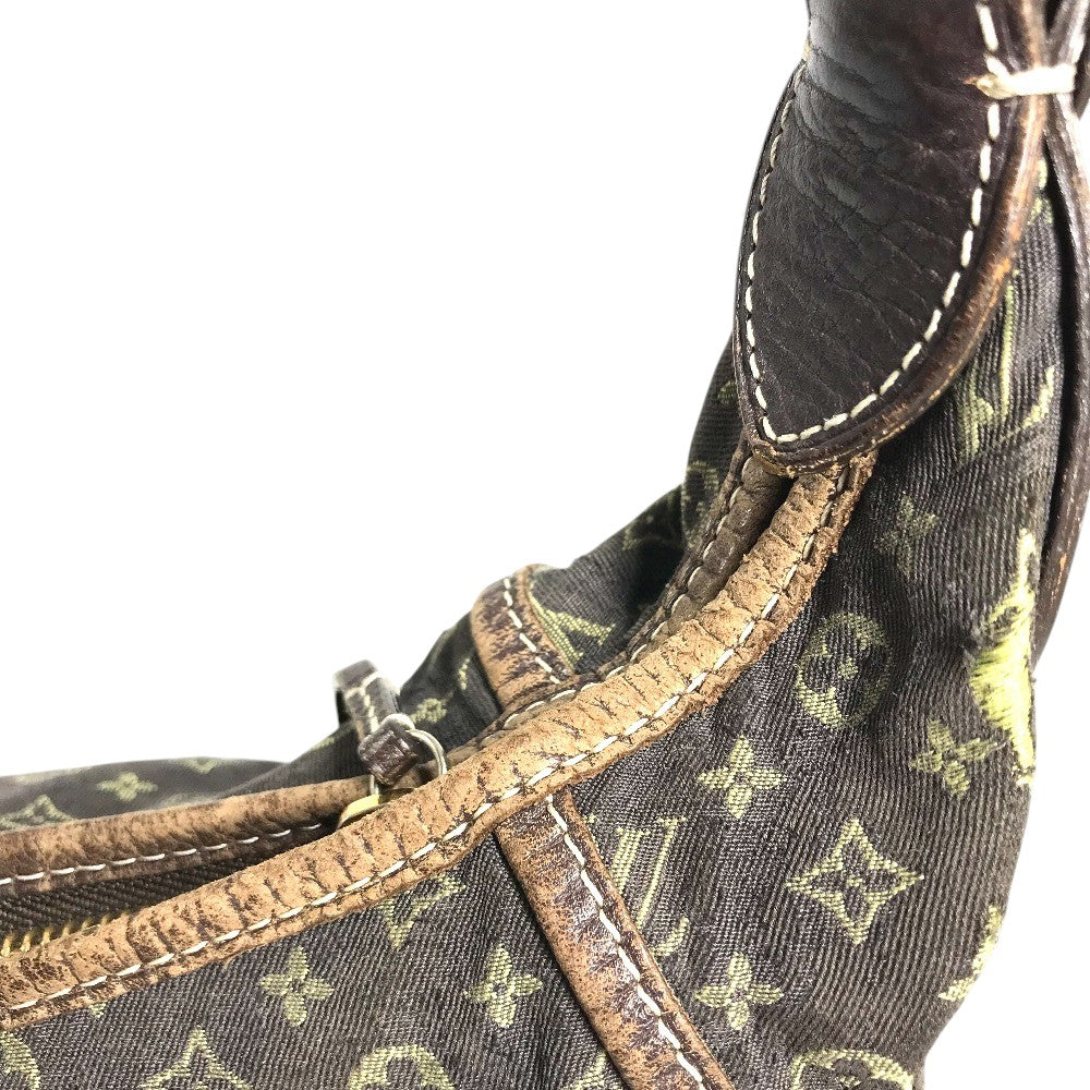 LOUIS VUITTON M95619 Monogram Mini-Lin Manon MM Manon MM Shoulder Shoulder Bag Monogram Mini-LinCanvas Brown Used