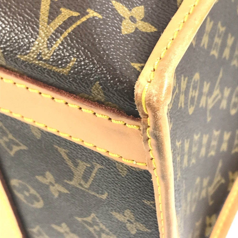 LOUIS VUITTON M41924 Monogram pet carry Sac Chasseur Carry bag for small dogs Hand Bag Duffle Bag MonogramCanvas Brown Used