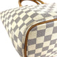 LOUIS VUITTON N51186 Damier Azur Saleya PM PVC Leather Shoulder Bag Tote Bag Damier Azur Canvas White Used