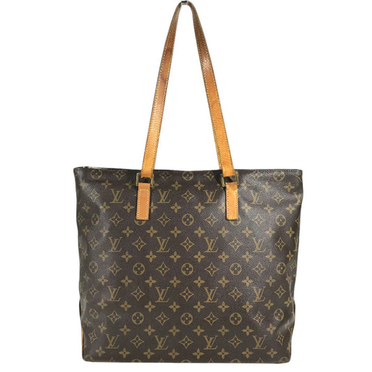 LOUIS VUITTON M51152 Monogram Cabas Alto Bag Tote Bag shawl Shoulder Bag MonogramCanvas Brown Used