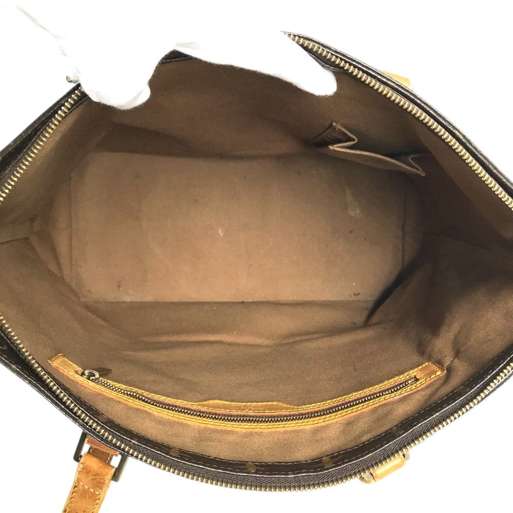 LOUIS VUITTON M51152 Monogram Cabas Alto Bag Tote Bag shawl Shoulder Bag MonogramCanvas Brown Used