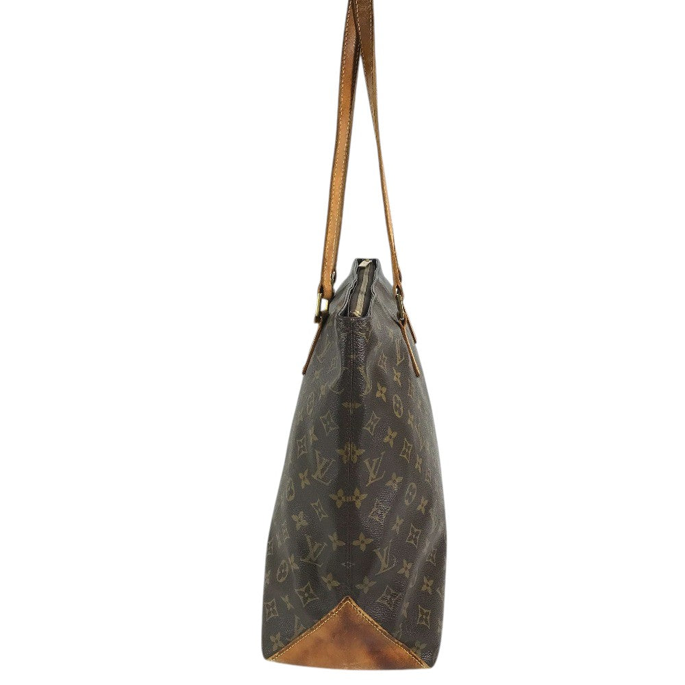 LOUIS VUITTON M51152 Monogram Cabas Alto Bag Tote Bag shawl Shoulder Bag MonogramCanvas Brown Used