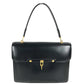 HERMES vintage Paroniere GoldHardware Paroniere Hand Bag Box Scarf Black Hand Bag Leather Black Used